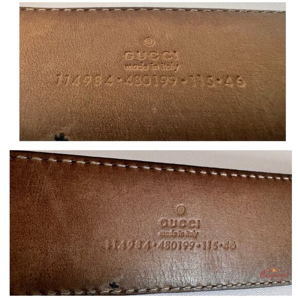 Auth Gucci Black Guccissima Leather Silver Interlocking G Buckle Belt 115/46 - Picture 10 of 13